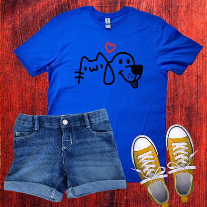 Lovely Dog and Cat T-Shirt