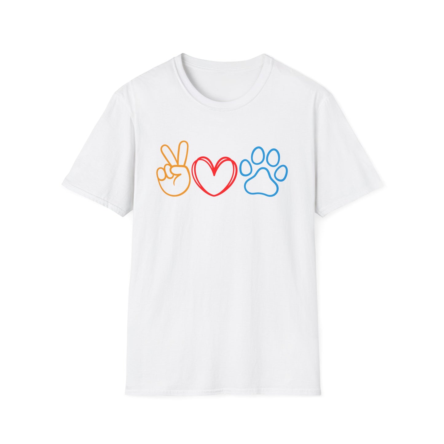 peace, love and paw T-Shirt