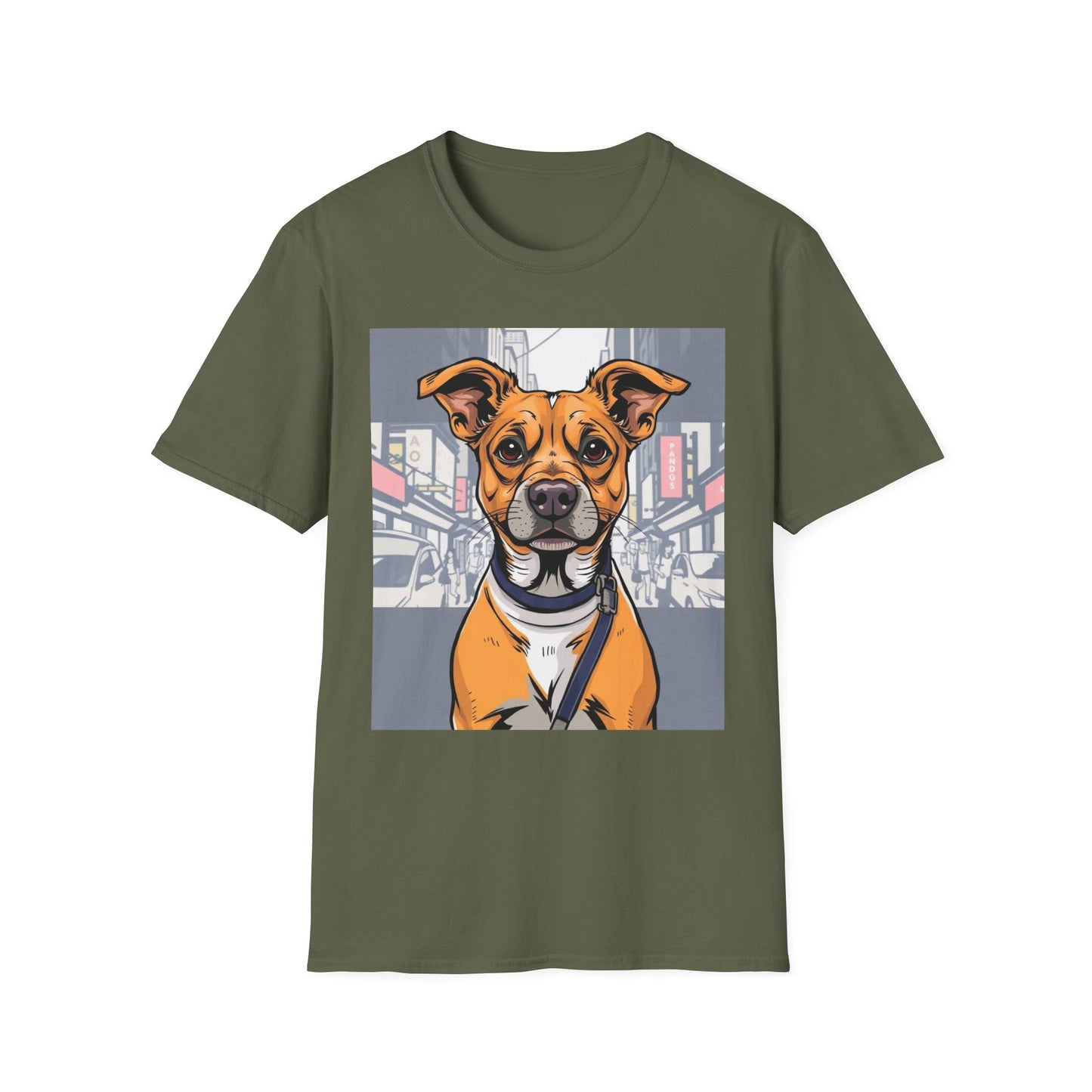 Dog in city T-Shirt