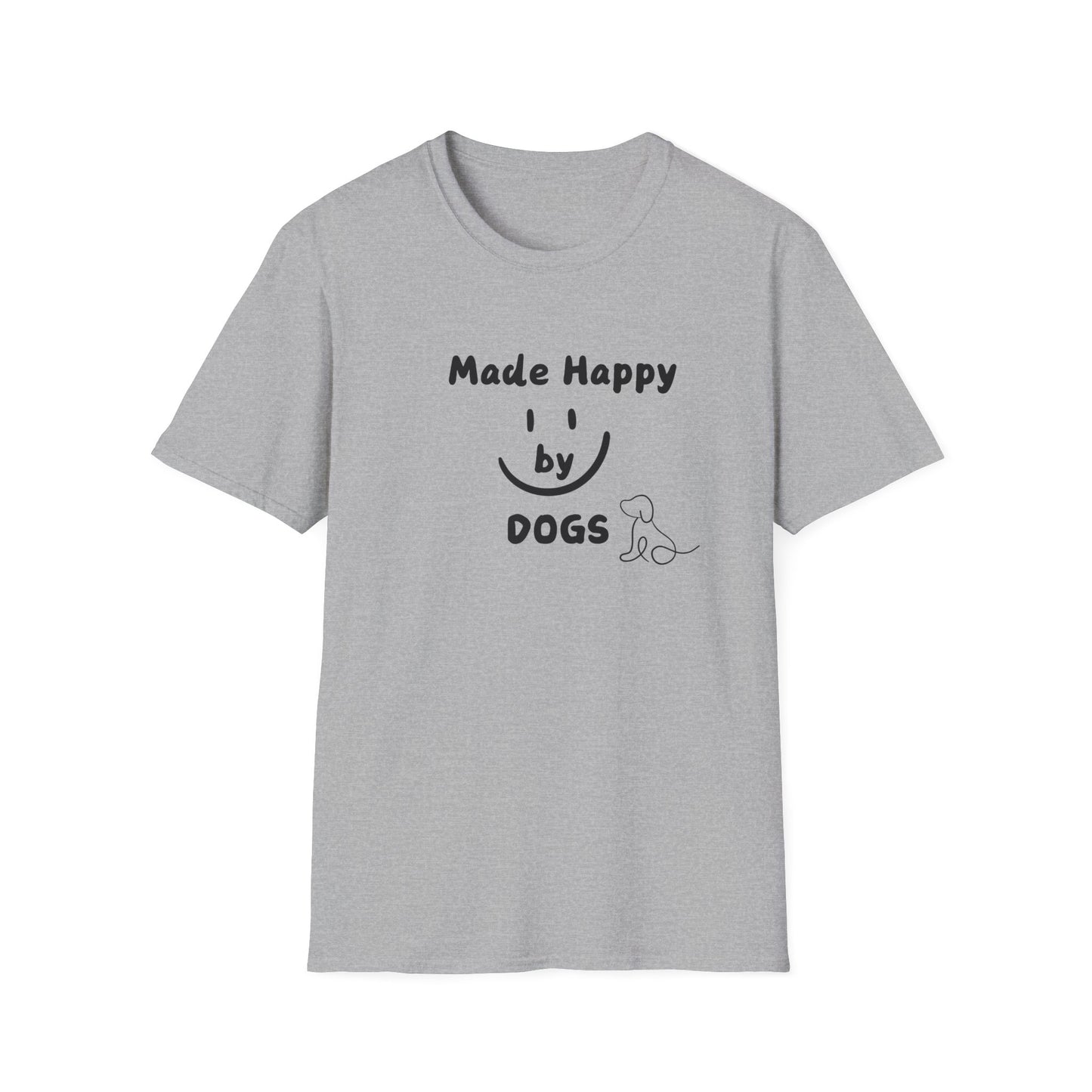 Made happy by dogs T-Shirt