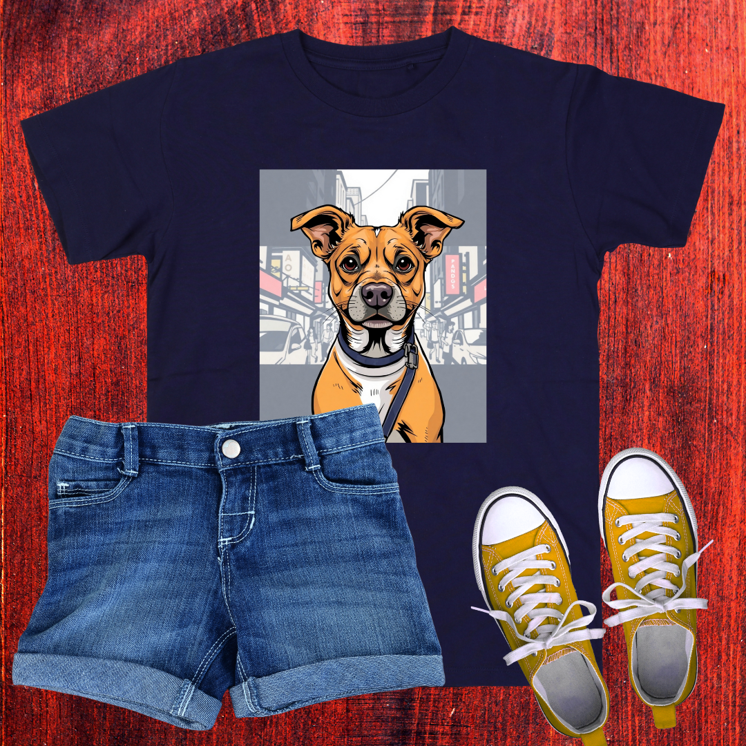 Dog in city T-Shirt