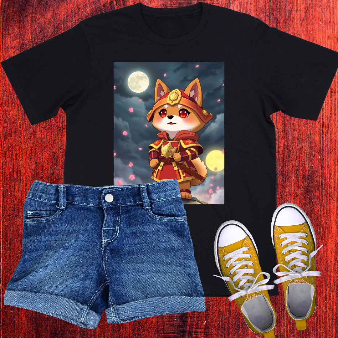 Cute samurai dog T-Shirt