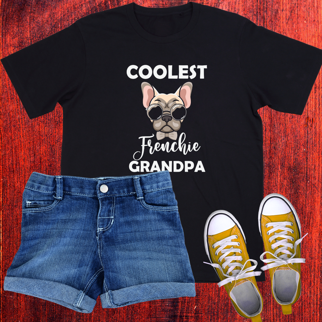 Coolest Frenchie Grandpa T-Shirt