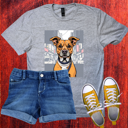 Dog in city T-Shirt