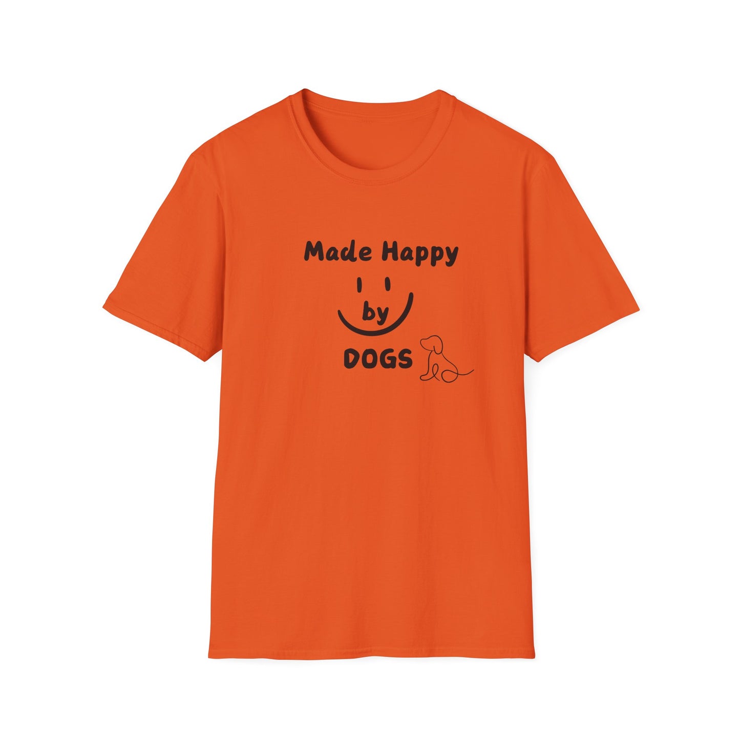 Made happy by dogs T-Shirt