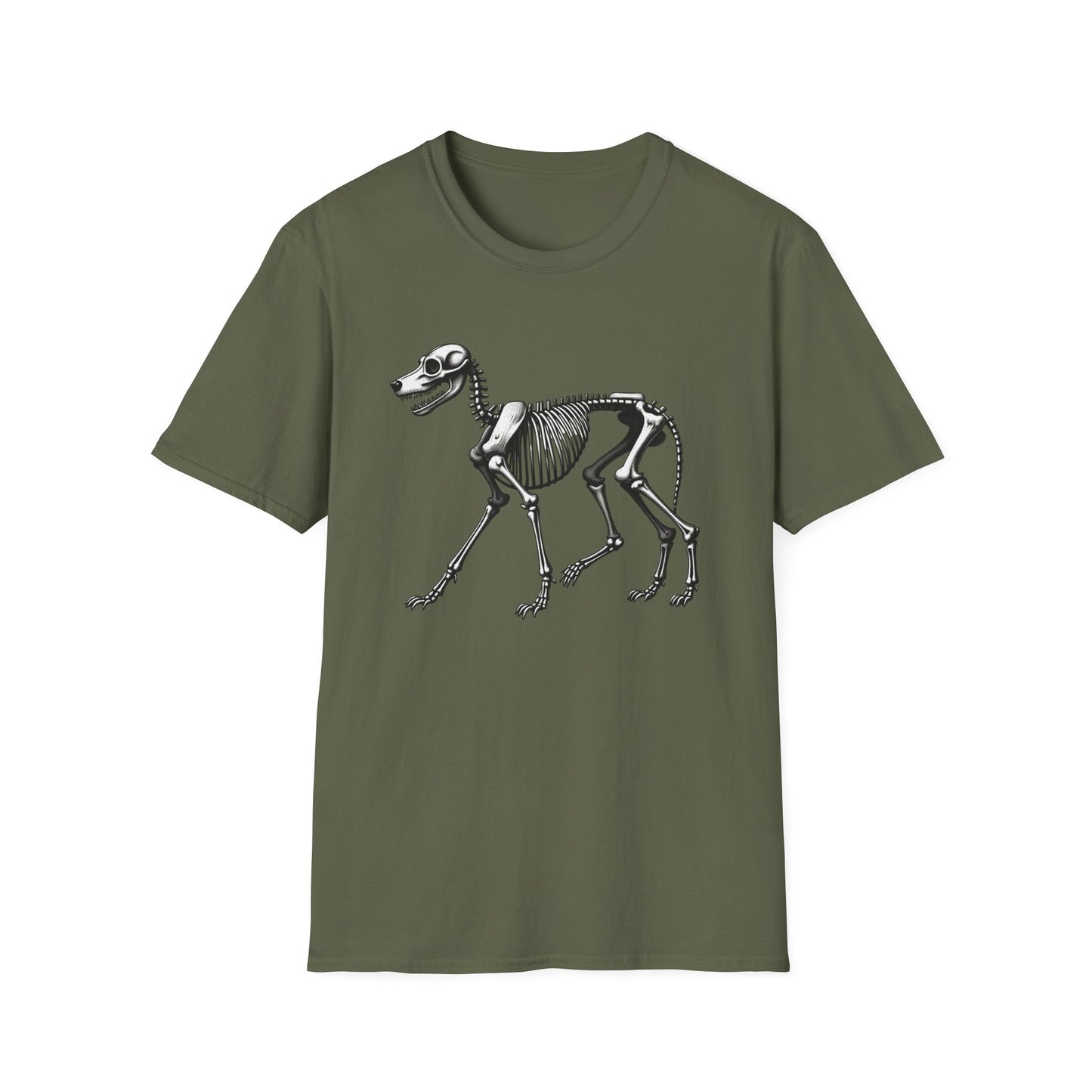 Skeleton Dog Unisex T-Shirt