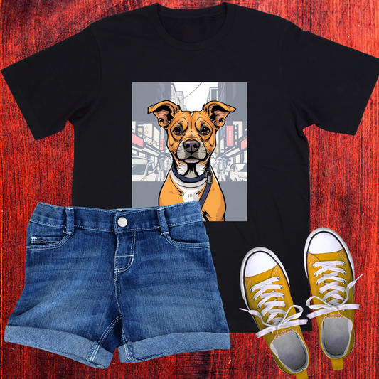 Dog in city T-Shirt