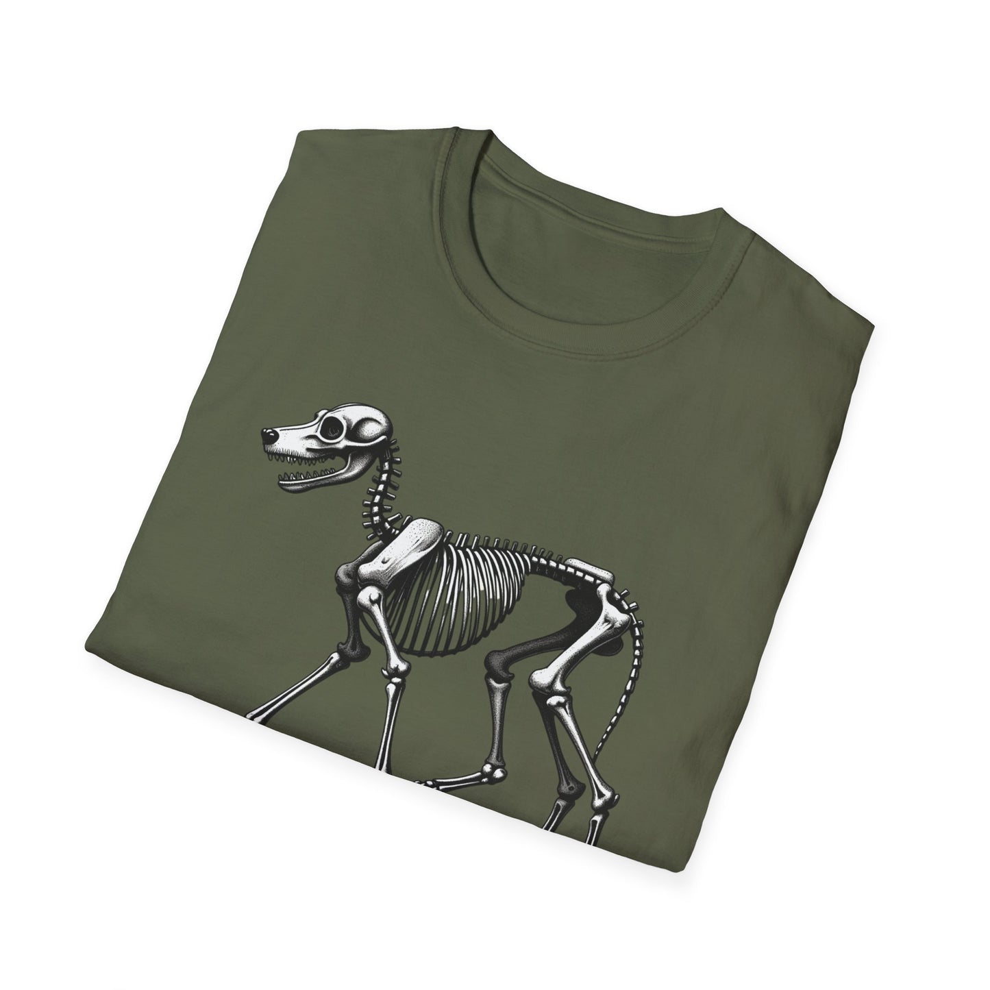 Skeleton Dog Unisex T-Shirt