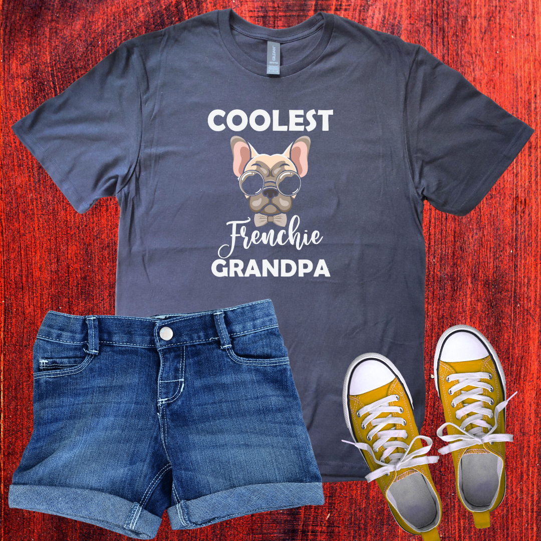 Coolest Frenchie Grandpa T-Shirt