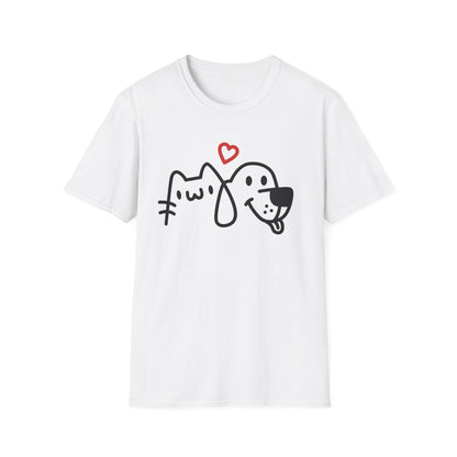 Lovely Dog and Cat T-Shirt