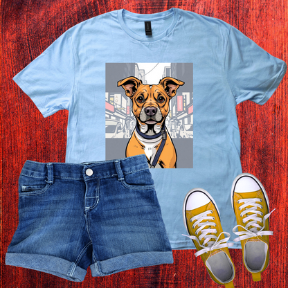 Dog in city T-Shirt