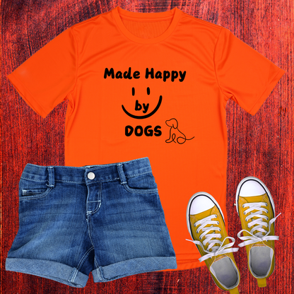 Made happy by dogs T-Shirt