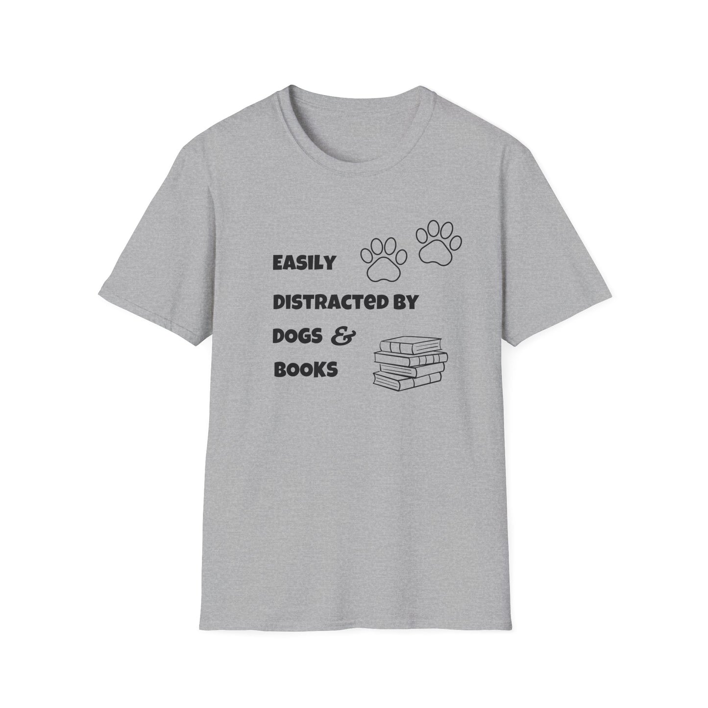 Dog and book lover T-Shirt