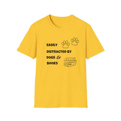 Dog and book lover T-Shirt