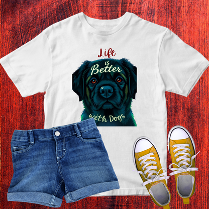 Life is better with dog T-Shirt