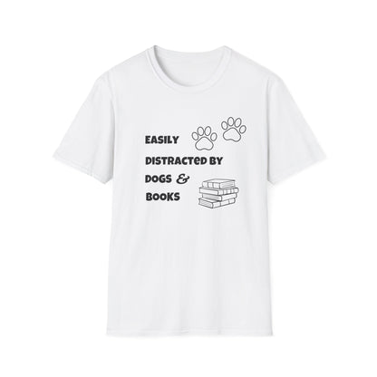 Dog and book lover T-Shirt