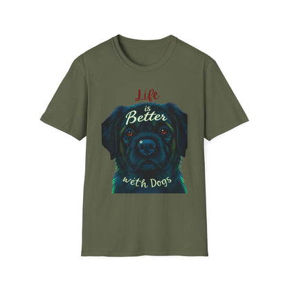 Life is better with dog T-Shirt