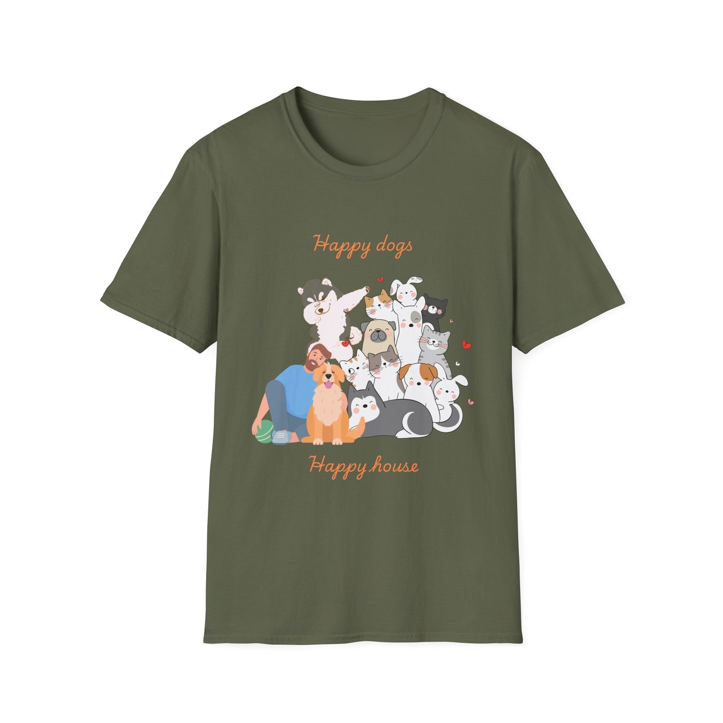 Happy dog, Happy House T-Shirt